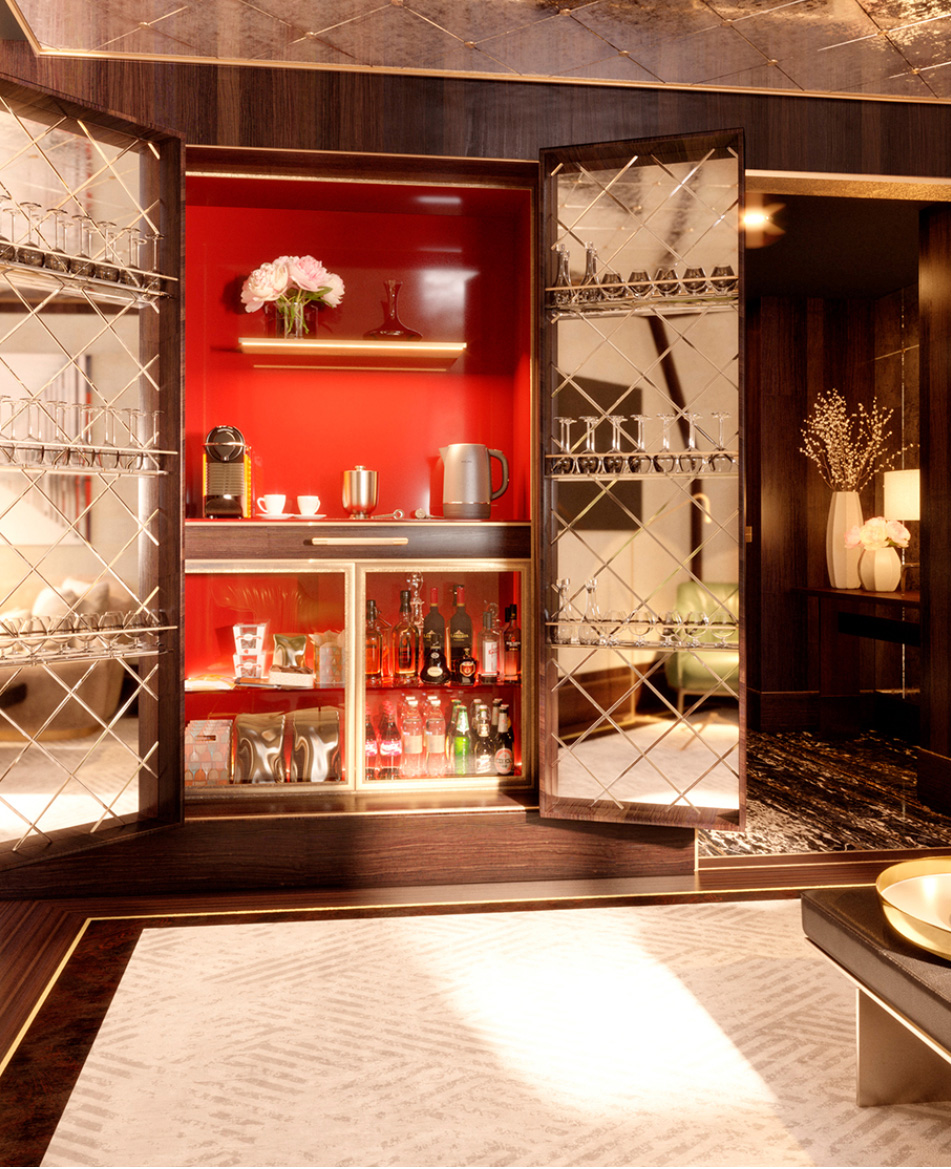 Developerský projekt Hotel Almanac Vienna bar