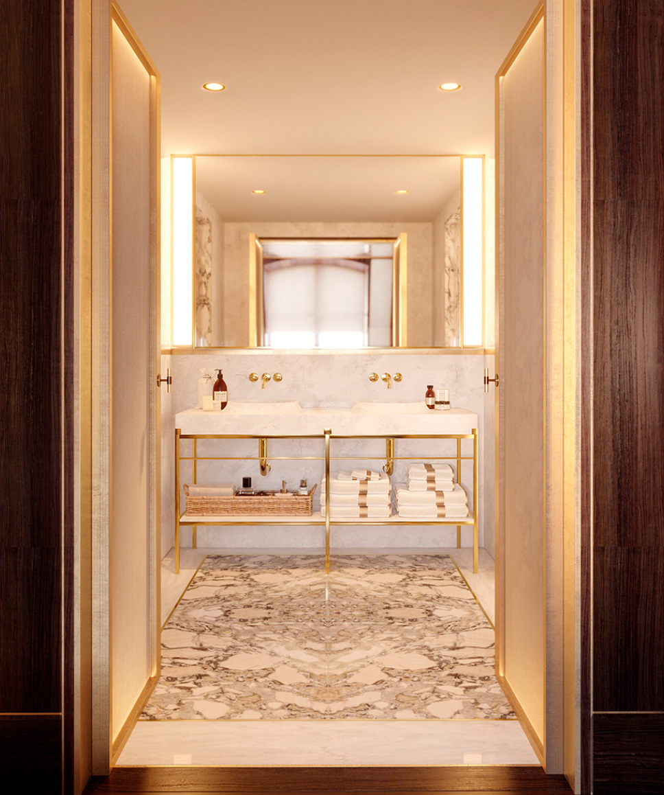 Developerský projekt Hotel Almanac Vienna koupelna