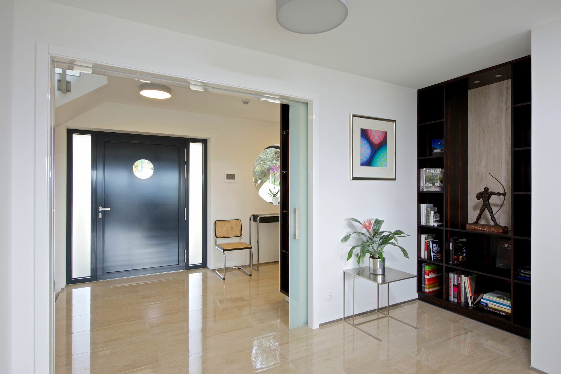 Hanák nábytek realizace luxusní villy obývací pokoj